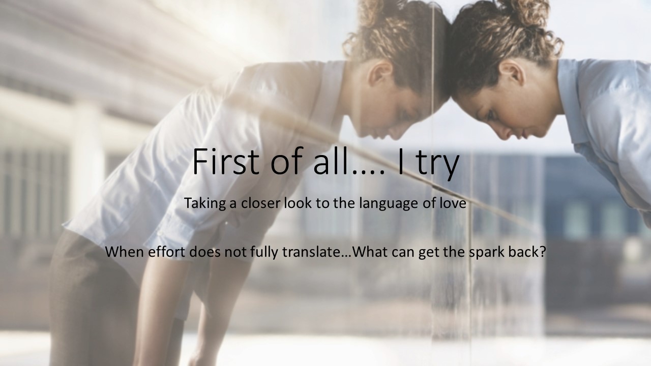 First of all… I try… – Love's Perspective